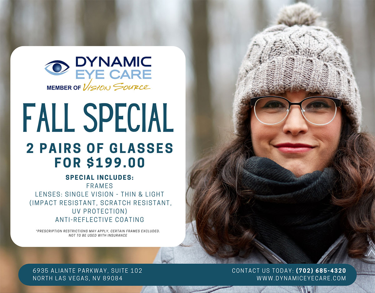Optometry Specials in Las Vegas, NV Dynamic Eye Care